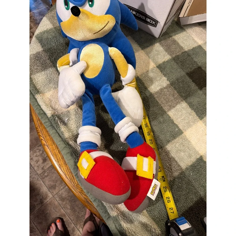 Sonic the Hedgehog Large 26 Inch Plush Stuffed Animal SEGA Video Game Toy Blue